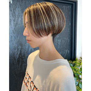 ボブ/ストレート/ハイライト/髪質改善/京都