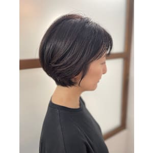 大人ショートボブ