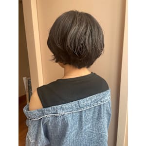 【かな】ショートボブパーマ/ニュアンスパーマ/ミニボブ