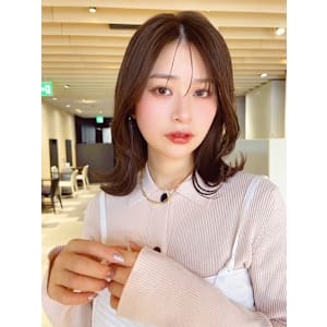 ミディアムボブ/チョコレートブラウン