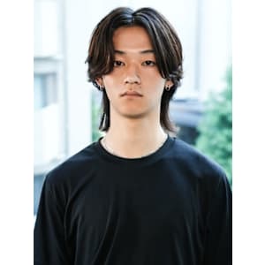 ウルフカット センターパート 韓国ヘア 毛流れパーマ 20 - Men's salon SEPT. 博多【メンズサロン セプト ハカタ】掲載中
