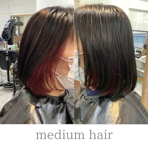 ≪お客様スタイル≫ インナーカラー