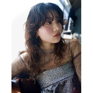 ミディアムパーマ/パーマ/ニュアンスパーマ/レイヤー