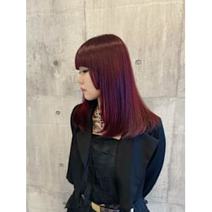 ブリーチを使ったボルドーカラー - ARCH【アーチ】掲載中