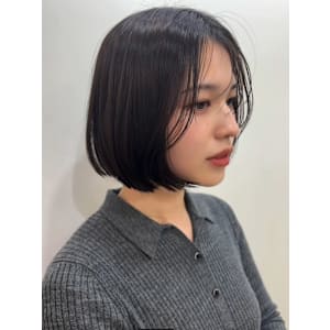 大人っぽさもありながら女性らしい丸みボブ*顔周りカット