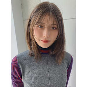 レイヤーボブ*フェイスレイヤー*ミディアムヘア*髪質改善