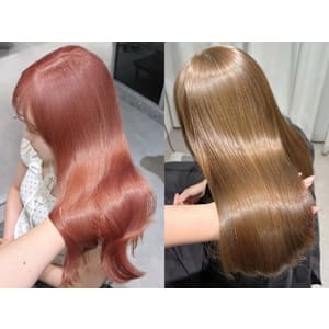 ハイトーンデザイン×髪質改善カラー