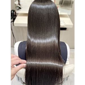 髪質改善/艶髪カラー/ストレート