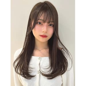 垢抜けロングヘア/オリーブベージュ/髪質改善