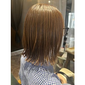 切りっぱなしボブ