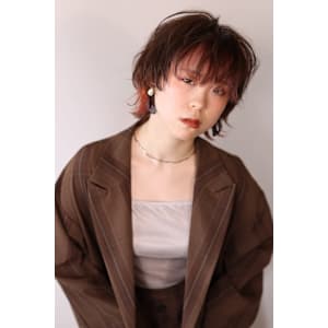 ウルフショート×インナーカラー