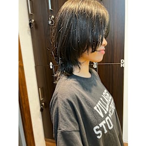 ナチュラルウルフ×オリーブグレージュ