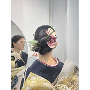 成人式/成人式ヘア/着物/振袖ヘアアレンジ/振袖着付け/振袖