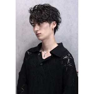 かき上げウェーブショート