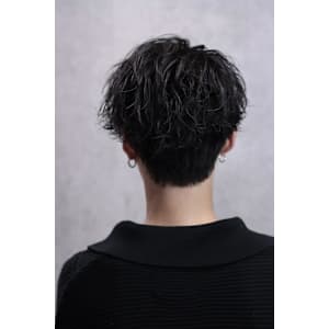 かき上げウェーブショート