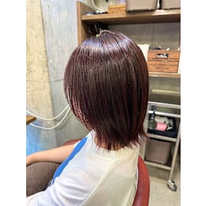 レッドカラー×ボブ - Lourdes hair design【ルルドヘアーデザイン】掲載中