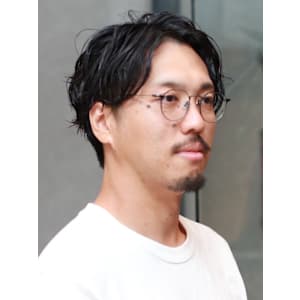 センターパート ビジネスパーマ 30代 ニュアンスパーマ