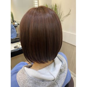 ボブ×ピンクブラウン - FACE。伊勢原【フェイス イセハラ】掲載中