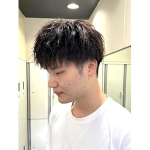 【平山明樹】縦落ちスパイラルパーマ