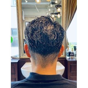 【40代 男性】ロンドンツーブロパーマ（大宮/バーバー）