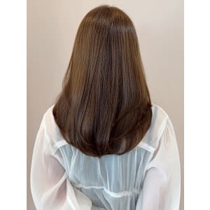ブラウンベージュカラー 髪質改善 艶髪 20代