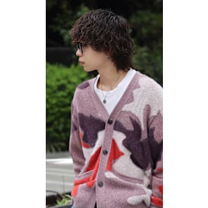 メンズヘア　　マッシュウルフ　波巻きスパイラルパーマ