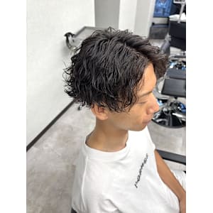 【メンズ人気No.1】洒落感◎波巻きパーマスタイル