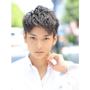 『爽やかショート』ツーブロックアップバング