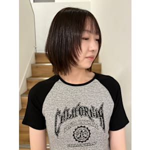 レイヤーボブ小顔顔まわりフェイスレイヤー