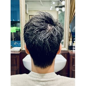 【30代 男性】ロンドンカジュアルショート（大宮/バーバー）