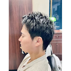 【30代 男性】ロンドンカジュアルショート（大宮/バーバー）