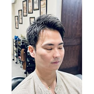 【30代 男性】ロンドンカジュアルショート（大宮/バーバー）