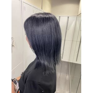 [風花]ブリーチカラー ネイビーブルー