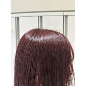 透明感カラー/ブリーチなしWカラー/髪質改善/伊勢原