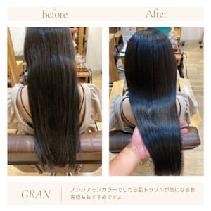 お客様髪質改善データ1947（ノンジアミンカラー） - Grand × AtlierDonguri【グランバイアトリエドングリ】掲載中