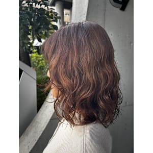 くせ毛を活かす/パーマ/クリーム仕上げ