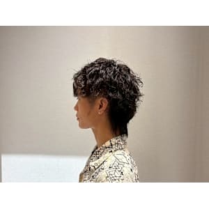 ニュアンスマッシュ×無造作パーマ