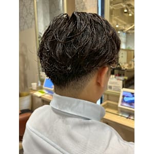 ナチュラルツーブロックウェーブ