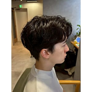 センターパートツーブロックパーマ - Vis Hair＆Beauty 西新井店【ビス ヘア アンド ビューティー】【ビス ヘアアンドビューティー】掲載中