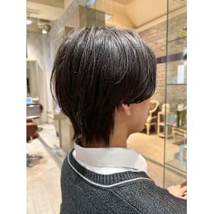 ナチュラルセンターパートウルフ