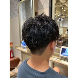 ナチュラルカールマッシュショート