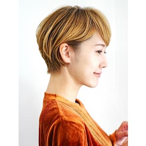 前下がりショート・ボブ/絶壁解消/前髪あり/40代/30代 - INCEPTION  GINZA 銀座【インセプション】掲載中