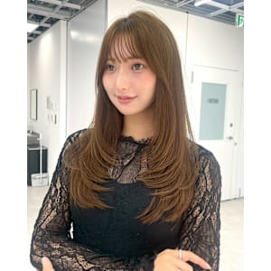 韓国風レイヤーロング