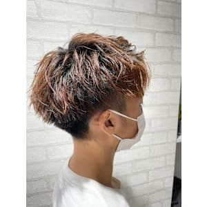 マッシュパーマショートパーマスパイラルパーマボーイッシュ