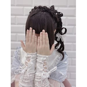 立体リボンサイドポニー×垂らしハート＊まゆ - Lilme【リルミー】掲載中