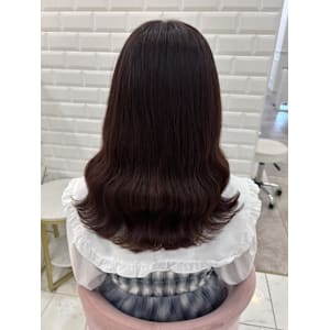 ブリーチなし馴染ませピンクブラウン＊まゆ