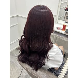ブリーチあり深みのあるワインレッド＊まゆ - Lilme【リルミー】掲載中