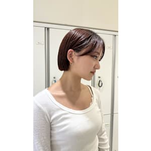 透明感カラー/ブリーチなしWカラー/髪質改善/伊勢原