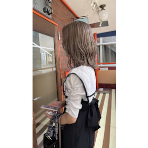 ケアブリーチにミルクティーベージュ