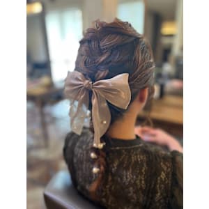 結婚式ヘアセット